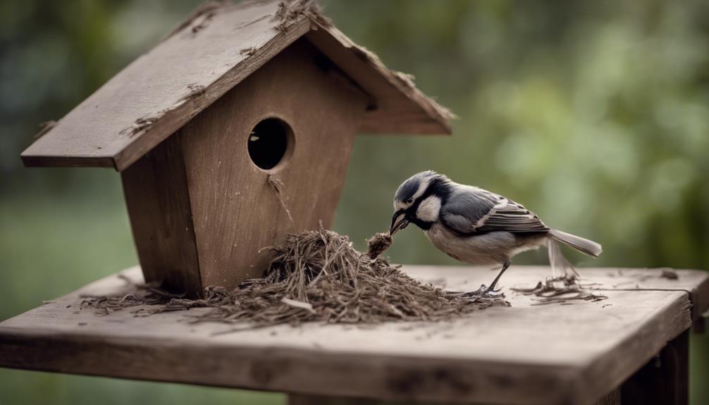 maintaining a birdhouse s cleanliness